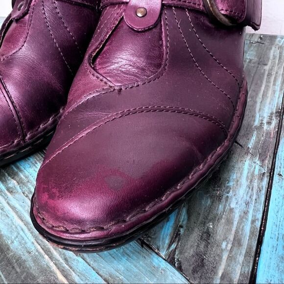 Josef Siebel Leather Heeled Boots Size 39=Size 7 - Picture 8 of 15